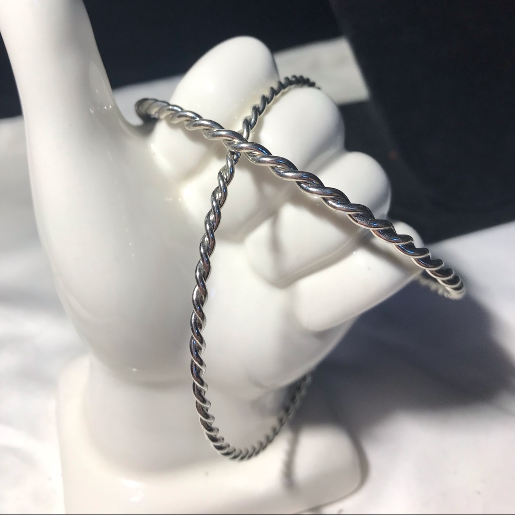 Twisted Bangle Bracelets